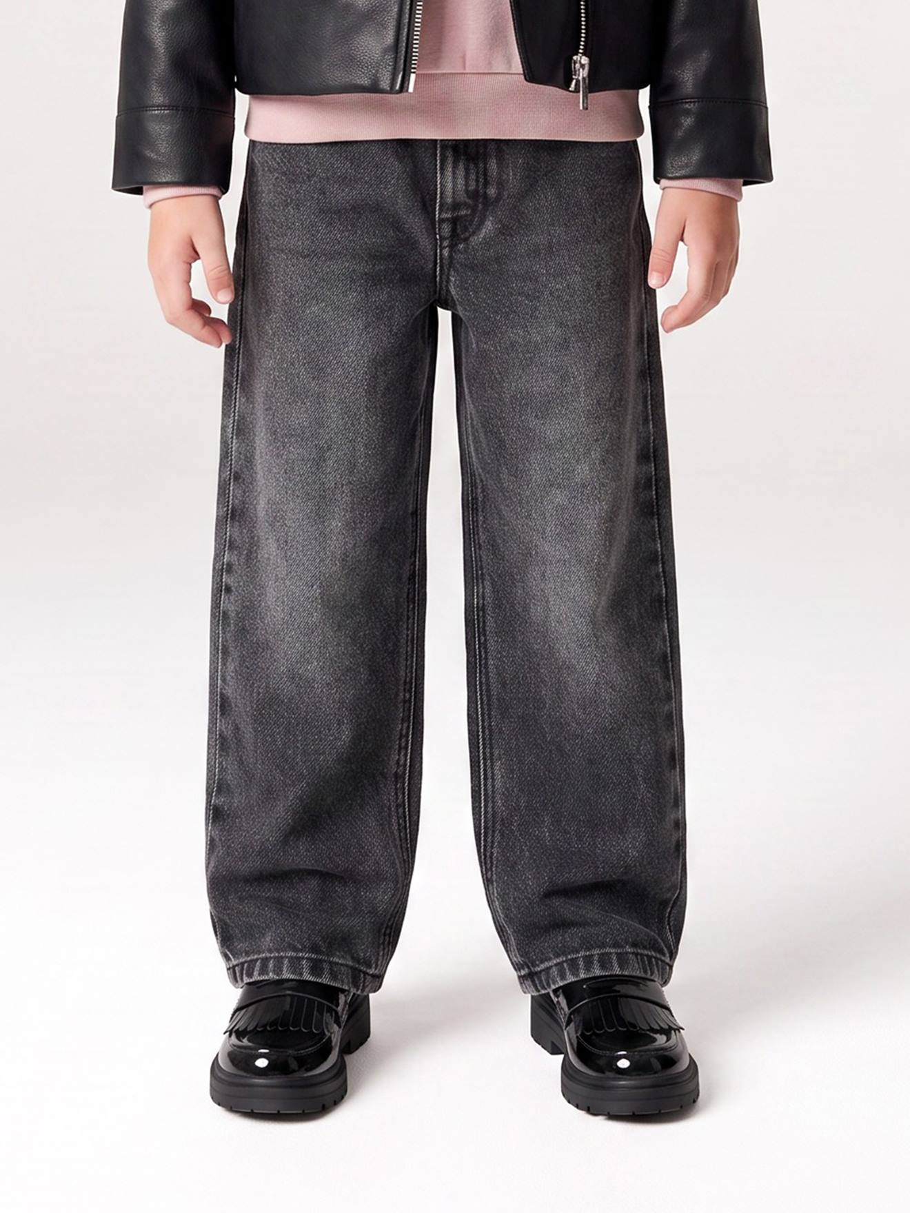 Mädchen Mom-Jeans er denim