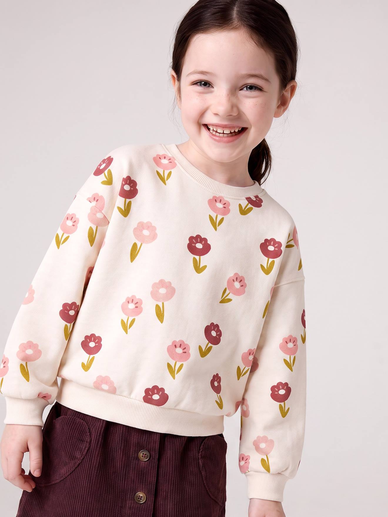 Bedrucktes Sweatshirt Mädchen