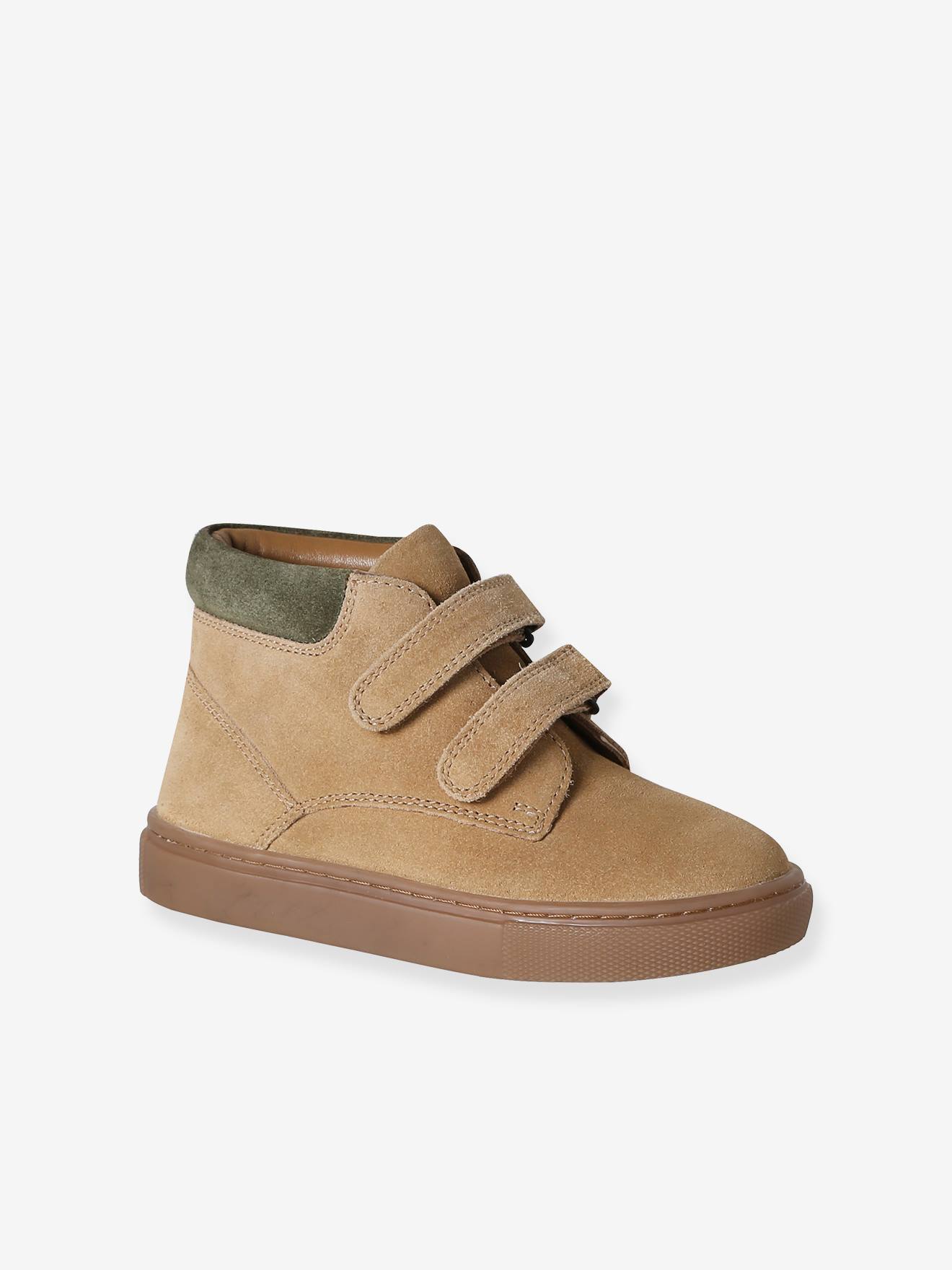 Jungen Klett-Sneakers aus Leder