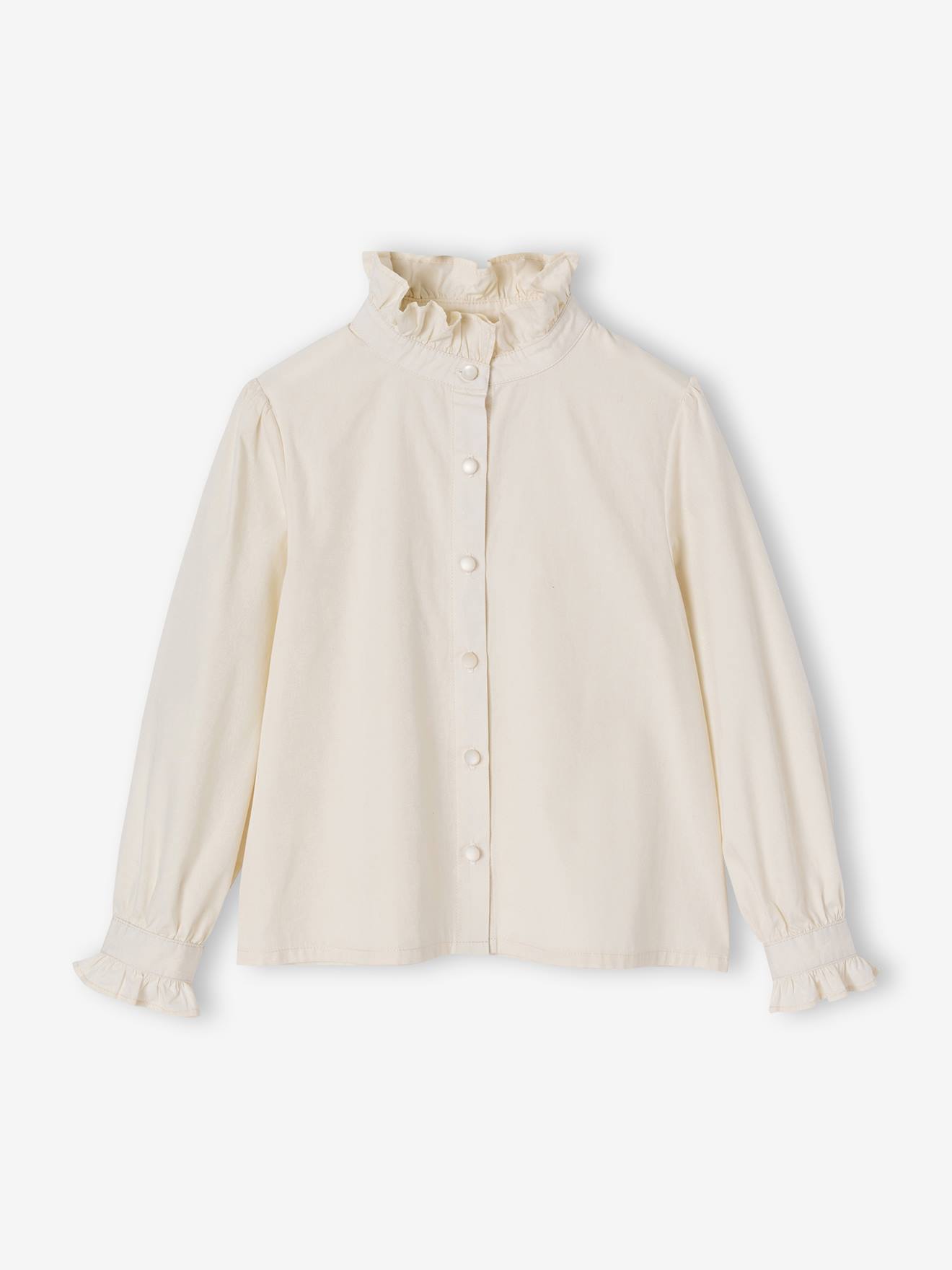 Mädchen Bluse mit Volants