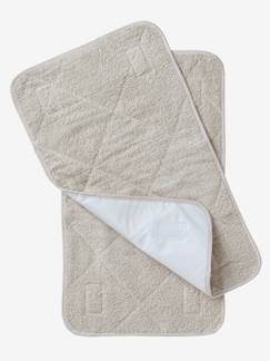 Babyartikel-Wickelunterlagen & Wickelzubehör-2er-Set Frottee-Unterlagen BASIC für Baby Wickelauflagen