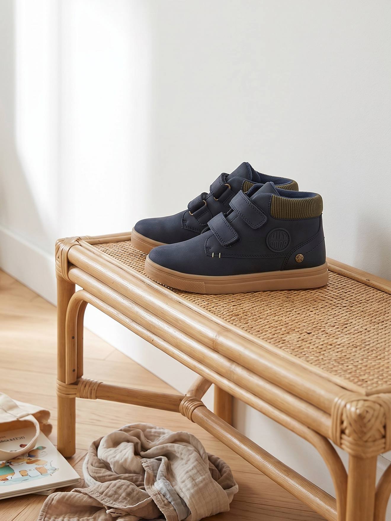Boots mit 2 Klettriemen Jungen