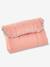 Reise-Wickelunterlage - grau meliert+marine bedruckt+rosa, personalisierbar - 11