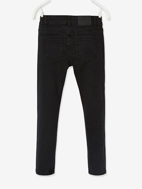 Mädchen Slim-Fit-Jeans, Hüftweite COMFORT - double stone+schwarz - 7