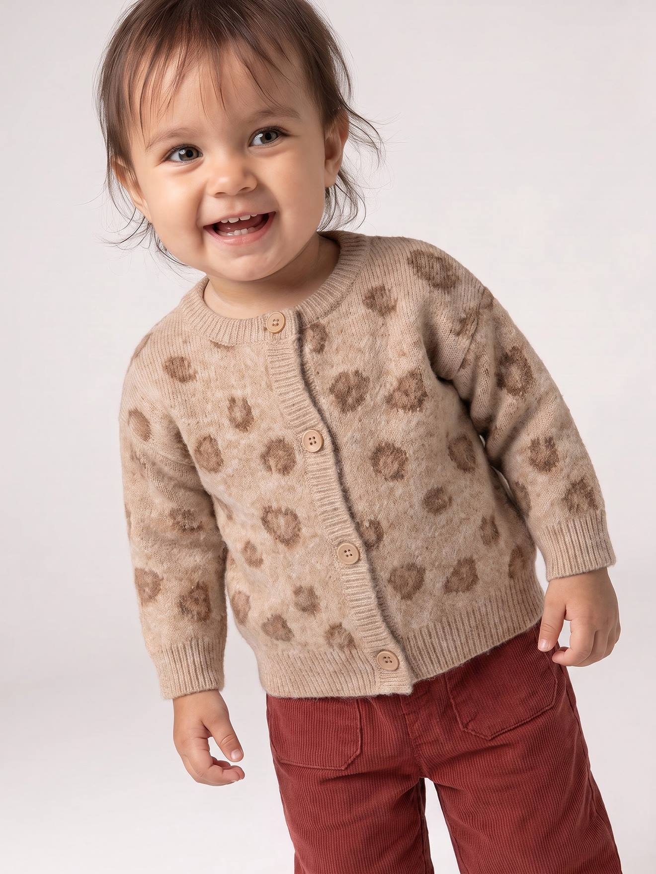 Strickjacke mit Knopfleiste Baby