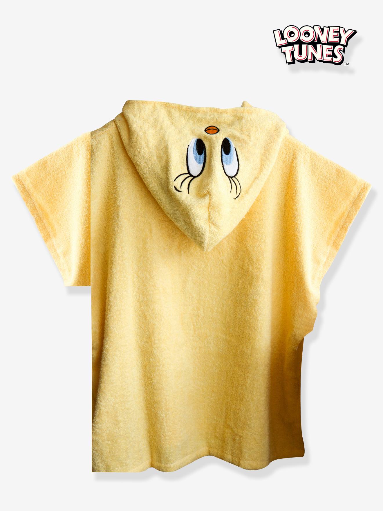 Kinder Badeponcho mit Kapuze Tweety LOONEY TUNES