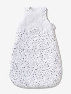 Dekoration & Bettwäsche-Babybettwäsche-Schlafsäcke-Ärmelloser Baby Schlafsack „Weiße Wolke“ Oeko-Tex