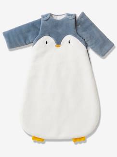 Babymode für den Herbst-Baby Schlafsack ,,Pinguin", Ärmel abnehmbar Oeko Tex®