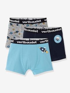Jungenkleidung-Unterwäsche & Socken-Unterhosen & Boxershorts-3er-Pack Jungen Boxershorts ,,Explorer" Oeko Tex®