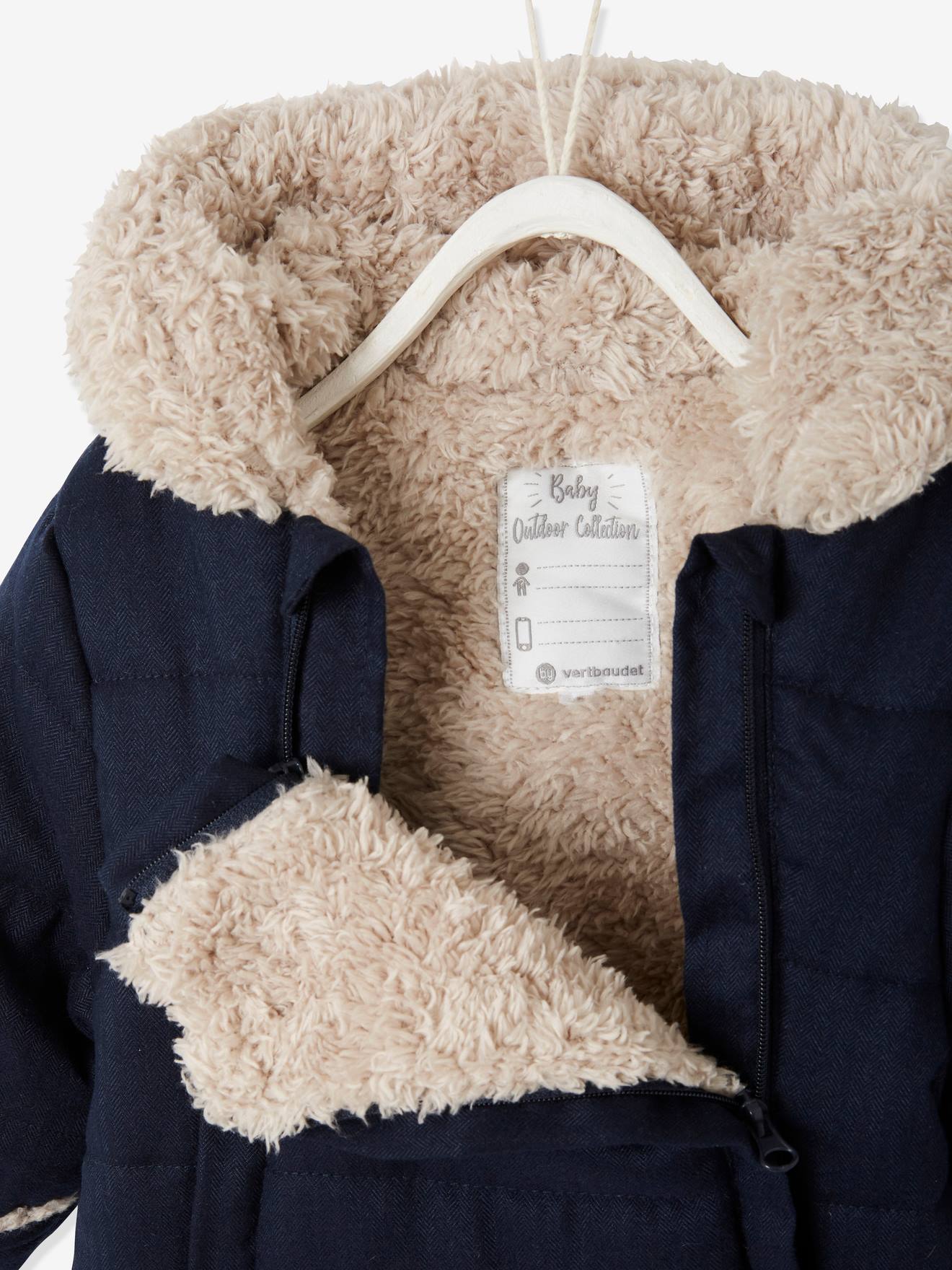 Vertbaudet Baby-Overall aus weichem Flanell