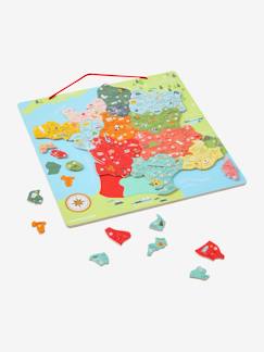 Spielzeug-Pädagogische Spiele-Puzzles-Magnetpuzzle ,,Frankreich", Holz FSC®