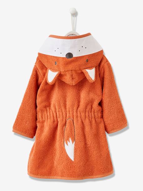 Baby Bademantel, Fuchs-Kostüm Oeko Tex, personalisierbar - orange - 2