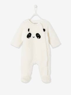 Kinderschlafanzüge & Nachthemden-Baby Overall Panda oder Maus, Webpelz Oeko-Tex