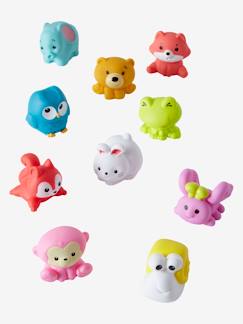 Spielzeug-Baby-Badewannenspielzeug-10er-Set Spritzfiguren für die Badewanne, Tiere