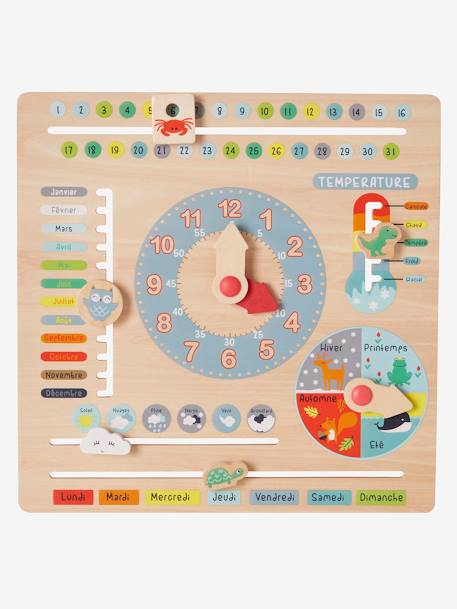 Kinder Spieluhr mit Kalender, Holz FSC® - mehrfarbig+mehrfarbig - 1