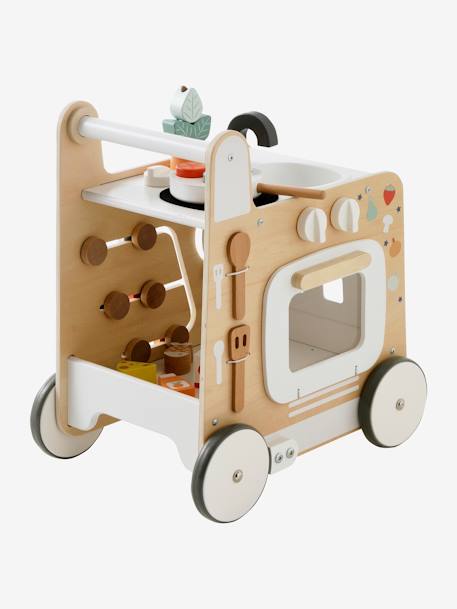 3-in-1-Lauflernwagen mit Spielküche FSC® - natur/weiß - 9