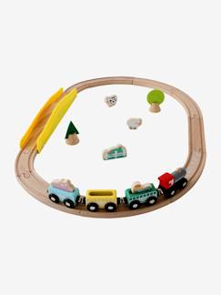 Spielzeug-Miniwelten, Konstruktion & Fahrzeuge-Kleine Kinder Eisenbahn,  Holz FSC®