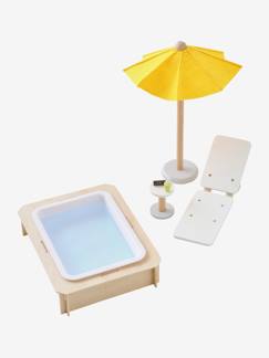 Spielzeug-Miniwelten, Konstruktion & Fahrzeuge-Gartenmöbel & Pool für Modepuppen