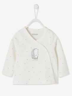Babymode-Shirts & Rollkragenpullover-Bio-Kollektion: Baby Wickeljacke „Lovely nature“