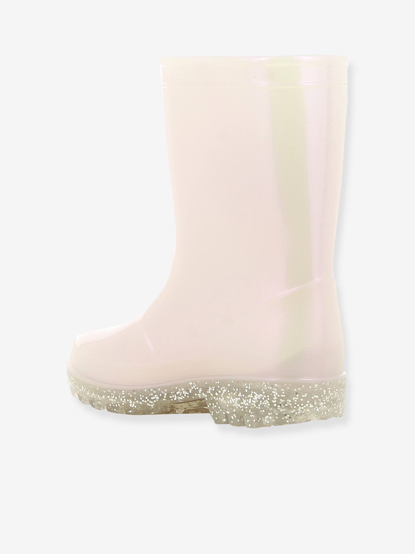 Disney Frozen Regenstiefel Kinder Boots Regenschuhe Kinderschuhe mit Rutschfester Sohle Schlupfstiefel Gummistiefel für Mädchen mit Anna und ELSA Aufdruck 