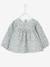 Mädchen Baby-Set: Bluse und Latzhose - hellblau+marine - 3