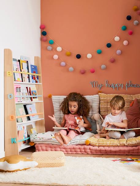 Kinder Bücherregal „Books“ - weiß/natur - 6