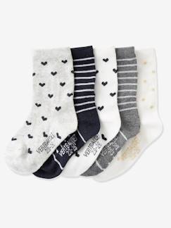 Maedchenkleidung-Unterwäsche, Socken, Strumpfhosen-Socken-5er-Pack Mädchen Socken BASIC Oeko-Tex
