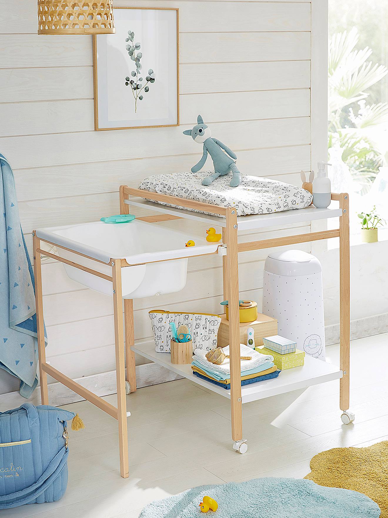 Vertbaudet Wickeltisch Mit Badewanne Magictub In