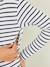 Shirt in Wickelform, Schwangerschaft & Stillzeit - weiß/blau gestreift+weiß/rot gestreift - 5