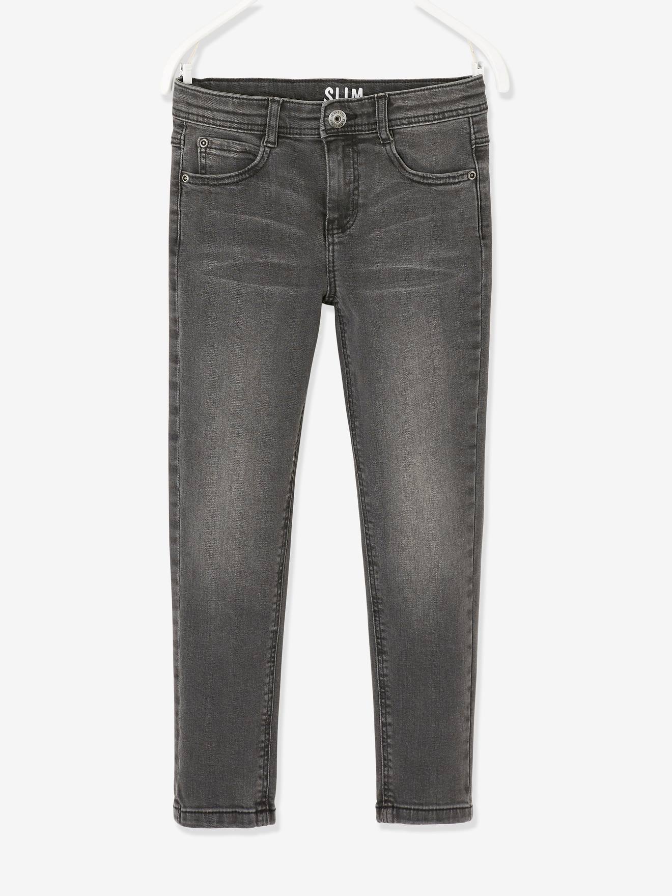 Jungen Slim-Fit-Jeans Hüftweite COMFORT Bundweite verstellbar