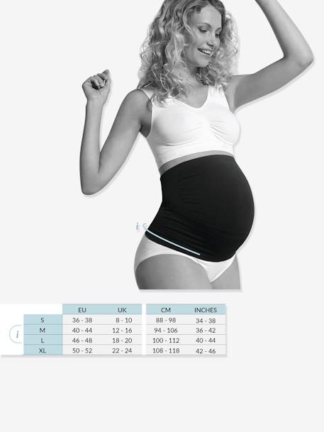 Schwangerschaftsgürtel CARRIWELL™, nahtlos - schwarz - 7