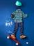 Jungen Poloshirt mit Lageneffekt Oeko Tex® - grün gestreift+nachtblau gestreift+rot gestreift - 4