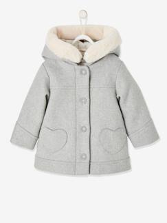 -Mädchen Baby Mantel mit Kapuze