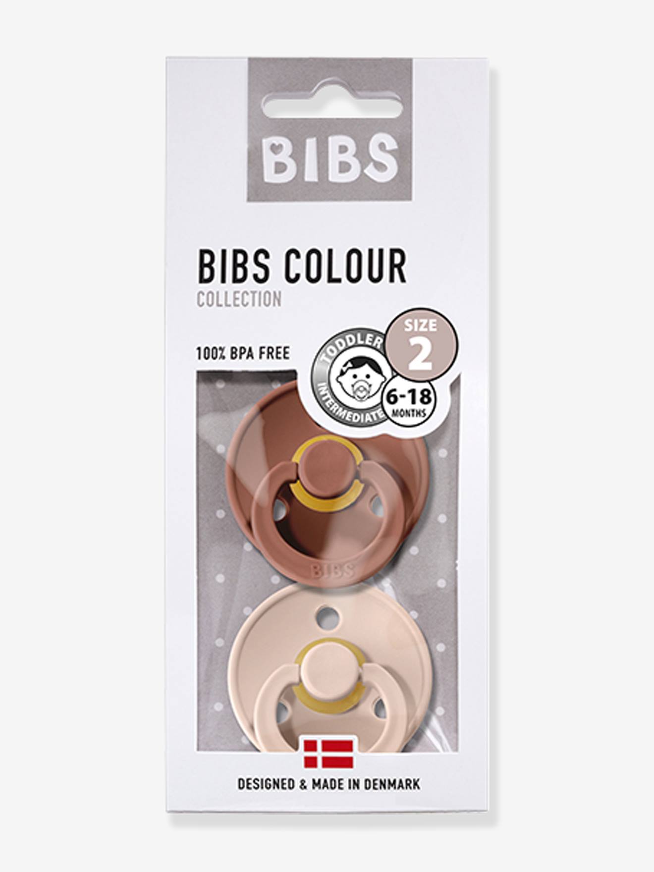 2 Beruhigungssauger Colour BIBS