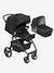 Kombi-Kinderwagen „Mobicity“ mit Babywanne - schwarz+schwarz/grau - 1