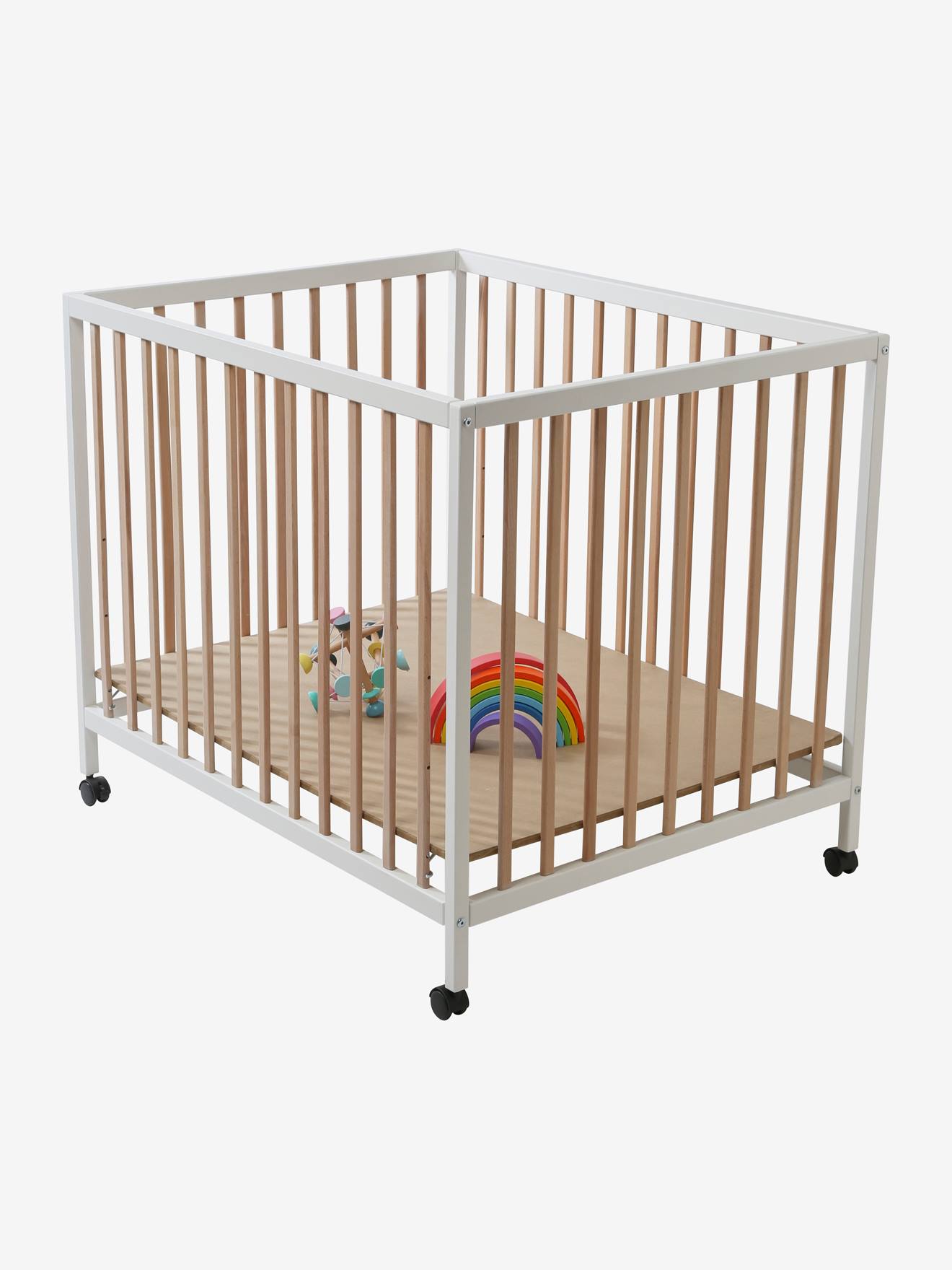 Baby Laufgitter aus Holz FLEXIPARK