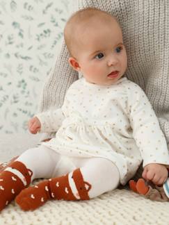 Babymode-Kleider & Röcke-Mädchen Baby Strickkleid, Glanzakzente