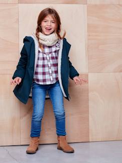 Kinderkleidung für den Herbst-Mädchen Slim-Fit-Jeans ,,waterless", Hüftweite SLIM Oeko-Tex®