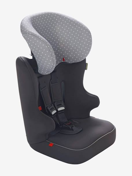 Mitwachsender Auto-Kindersitz Gruppe 1/2/3 - grau sterne - 3