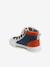 Jungen Baby Sneakers, elastische Schnürung und Klett - weiß/blau/orange - 3
