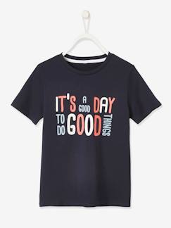 Bestseller-Jungenkleidung-Jungen T-Shirt mit Message Oeko Tex®