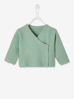 Babymode-Pullover, Strickjacken & Sweatshirts-Strickjacken-Baby Wickeljacke für Neugeborene Oeko Tex