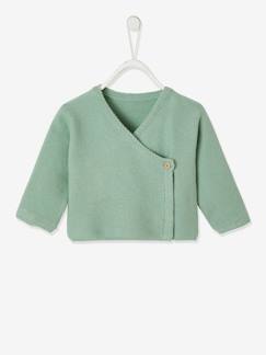 Babymode-Pullover, Strickjacken & Sweatshirts-Pullover-Baby Wickeljacke für Neugeborene