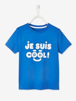 Jungenkleidung-Shirts, Poloshirts & Rollkragenpullover-Jungen T-Shirt mit Message Oeko Tex®