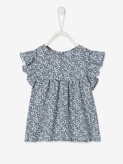 Babymode-Mädchen Baby T-Shirt, Blumen Oeko-Tex