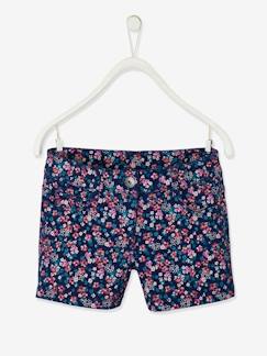 Maedchenkleidung-Mädchen Shorts, Blumenmuster Oeko Tex®