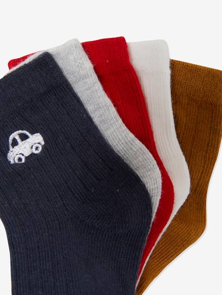 5er-Pack Baby Socken, Autos Oeko-Tex® - farblich sortiert - 2