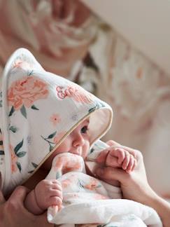 Babymode-Bademäntel & Badecapes-Baby Kapuzenbadetuch ROSENTRAUM, personalisierbar