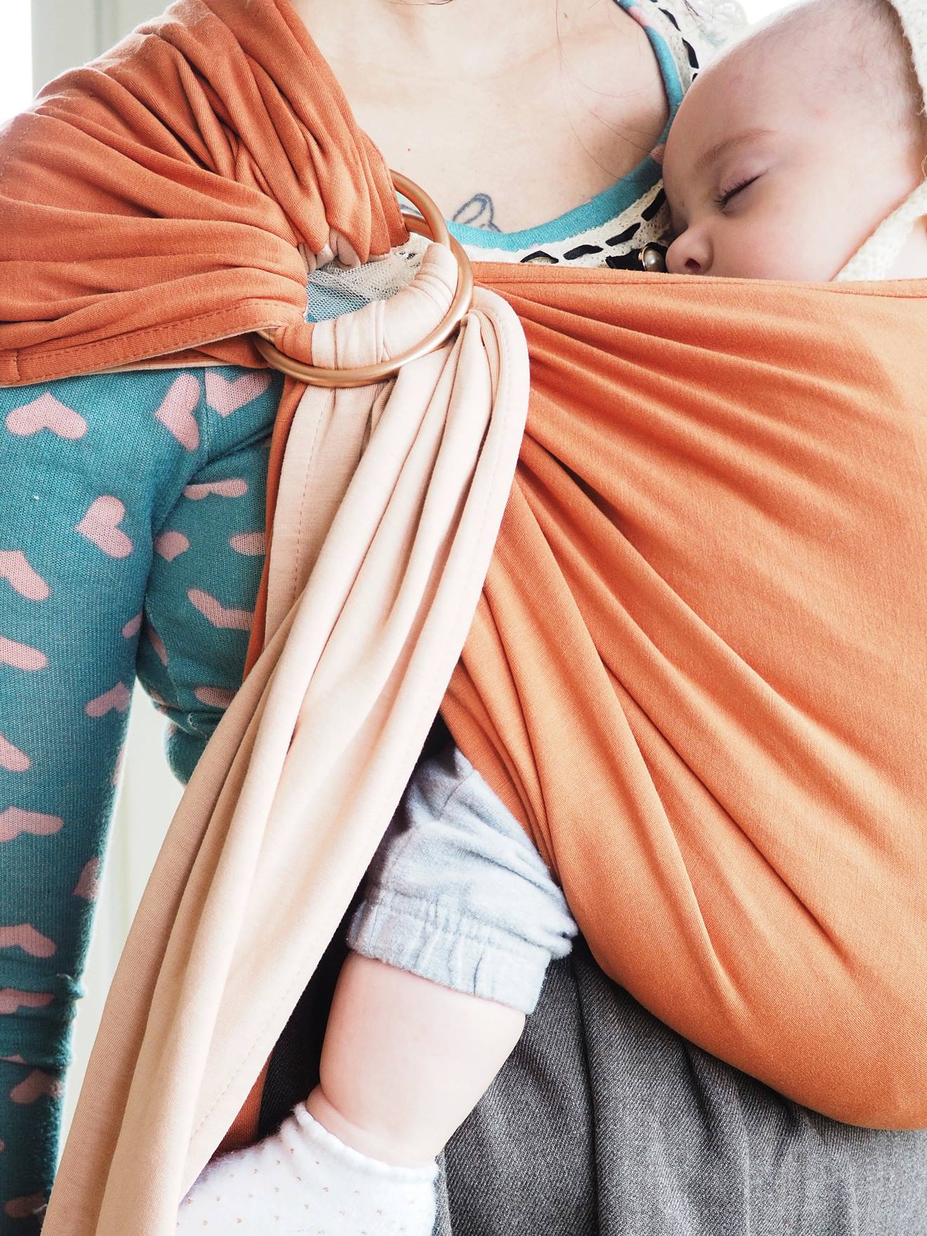 Thumbnail - Kleines Baby Tragetuch mit Ringverschluss LOVE RADIUS by JPMBB