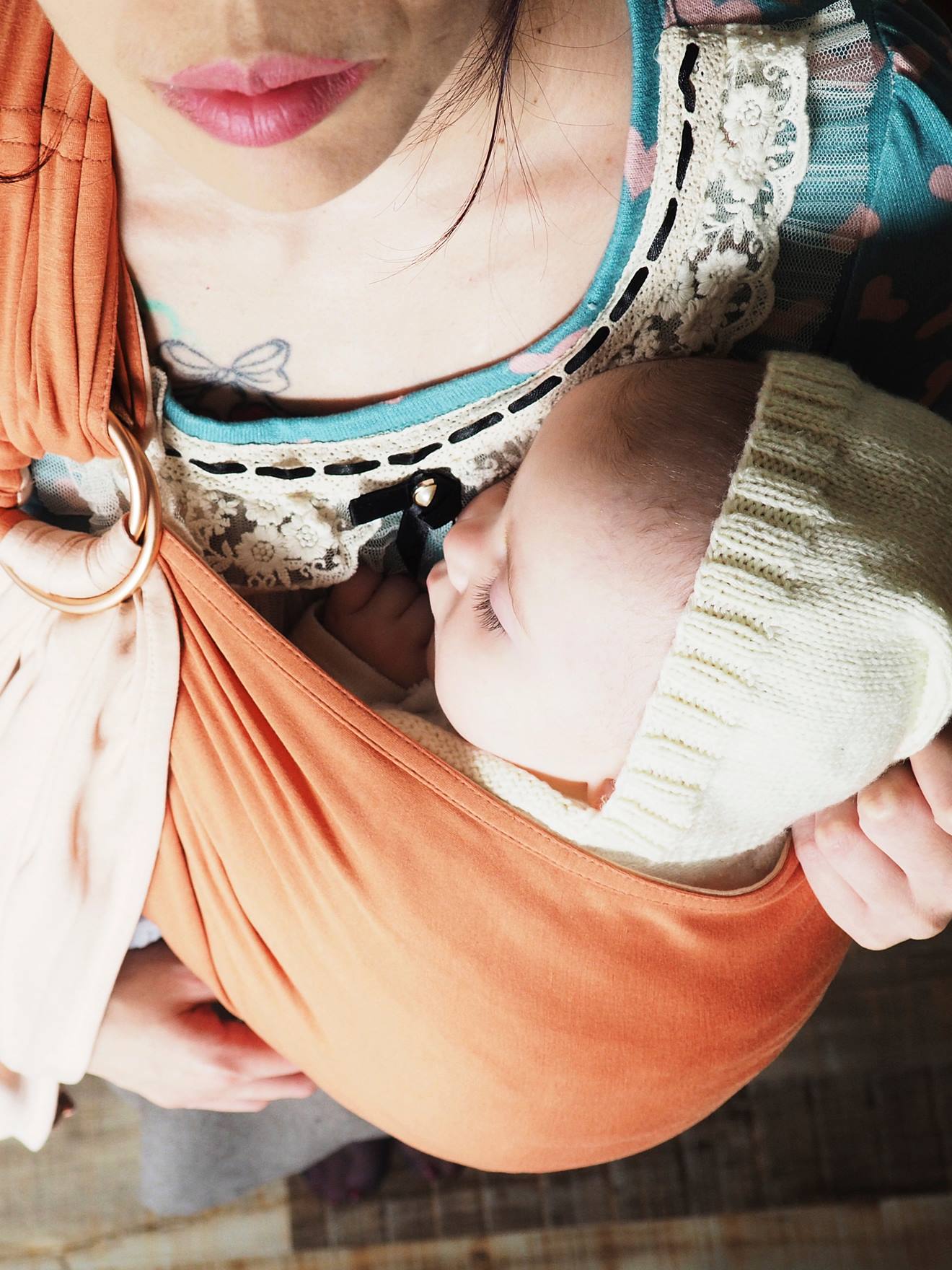 Thumbnail - Kleines Baby Tragetuch mit Ringverschluss LOVE RADIUS by JPMBB